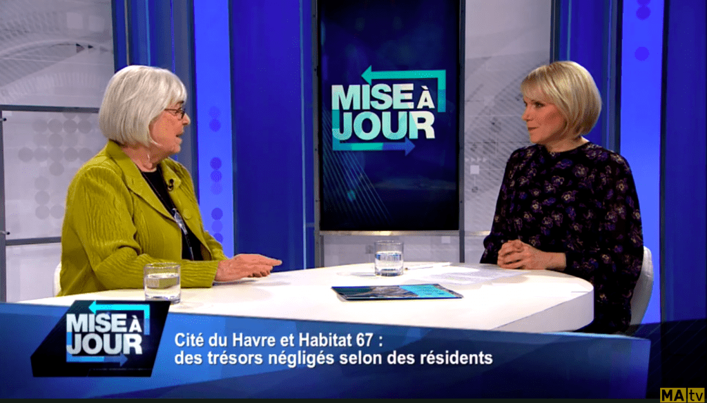 Habitat 67 à MATV pour parler de la Cité-du-Havre, patrimoine et visites guidées!